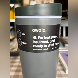 Owala Gray Insulated Coffee Tumbler 20 oz travel mug